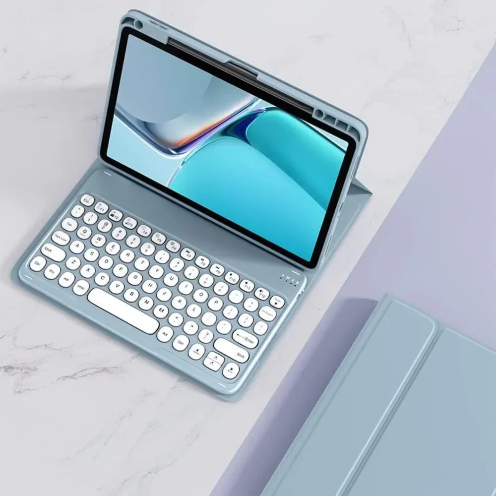 Pink Tablet Keyboard Case with Stand